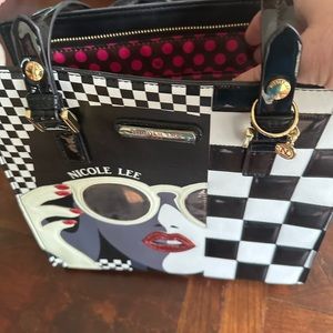 Fun, colorful Nicole Lee handbag.